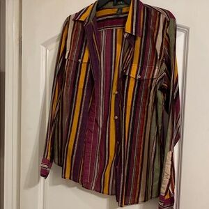 Lauren Ralph Lauren Multicolor Striped Shirt - M